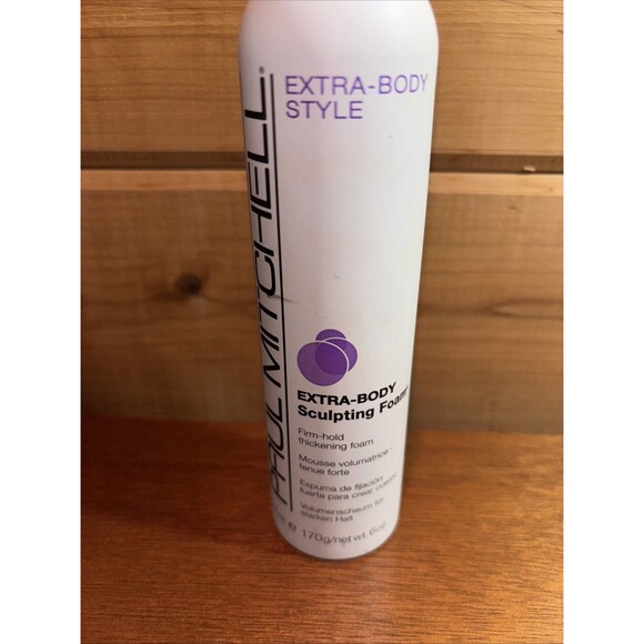 Paul Mitchell Extra-Body Sculpting Foam Mousse 1990's Original Formula 6 oz. NEW - Picture 3 of 5